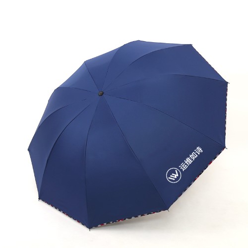 乐维定制十骨黑胶雨伞